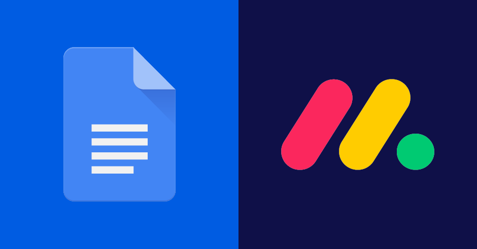 Integre Google Docs + monday.com agora! - Pluga